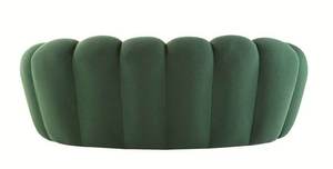 Sillón Moderno Tapizado en Tela con Brazos Curvos, Sofá Individual Verde para Sala de Estar, Relleno de Espuma, Sofá Burbuja 3D - Product Image 3