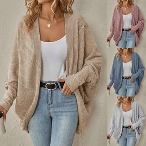 Suéter de Punto Holgado con Mangas de Murciélago para <span class=keywords><strong>Mujer</strong></span>, Novedades de Otoño/Invierno - Product Image 1