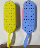 Organisateur de lunettes de soleil en silicone de grande taille YDS avec fermeture éclair, étui portable pour lunettes de soleil, organisateur de lunettes, sac souple