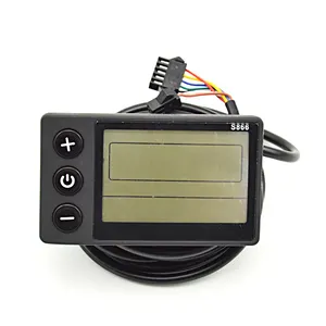 Display LCD Sepeda Gunung Salju Elektrik Display Lcd Meter Sepeda Bantuan Daya