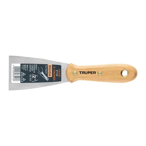 Truper Set di 6 unità di 2 'stucco rigido con manico in legno per uso domestico e professionale - Product Image 1