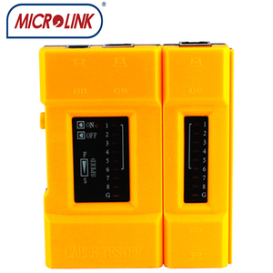 Geschwindigkeitsregulierbarer RJ45 8P8C Pocket Ethernet Netzwerkkabel-Tester 6P6C 6P4C RJ12 RJ11 CAT3/CAT5/CAT6 9V Batterie Telefonleitung - Product Image 2