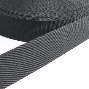 <span class=keywords><strong>Sangle</strong></span> en tissu tissé 100% polyester en tailles 20 mm, 25 mm, 32 mm, 38 mm <span class=keywords><strong>pour</strong></span> sacs, ceinture de bagage élastique avec logo personnalisé, forme plate - Product Image 6