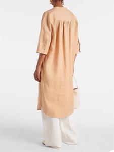 Nanje di lusso alla moda da donna camicia lunga di tacchino originale intagliato manica corta ampio abito per le vacanze estive Casual - Product Image 3