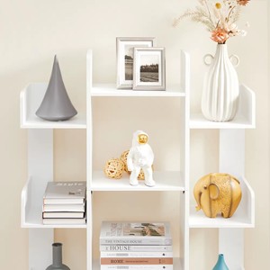 HIKUYA MDF Bookshelf With 13 Storage <b>Shelves</b> Bookcase Office <b>Shelf</b> Organizer ZY169 <b>Book</b> Display Rack ZY169 - Product Image 5