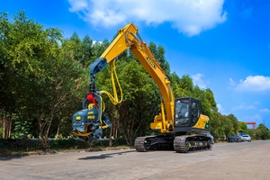 600mm Wood Automatic Cutting Machine Excavator <b>Chain</b> <b>Saw</b> with Harvester Head for Tree Cutting in Forestry Machinery Applications - Product Image 3