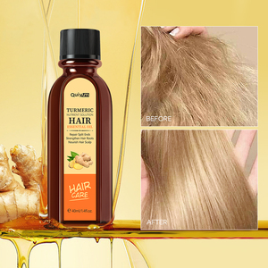 Sérum Capillaire Réparateur au Curcuma et à l'Huile d'Argan Quiyum 40ml – Lisse les Cheveux Secs et Abîmés, Réduit les Frisottis et les Pointes Fourchues - Product Image 4