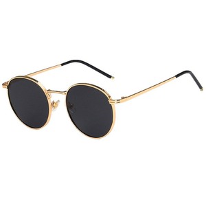 Gafas de sol redondas estilo Nini con montura completa UV400 Retro Unisex Protección solar para adultos - Product Image 5