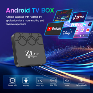 Prix d'usine Z1 Air + Smart TV Box Android Media Player WiFi 6 8K Voice Control Set Top Box - Product Image 2
