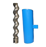 Rotor et stator D8-2 pour machine de pulvérisation et de plâtrage, usinage CNC D6-3 D7-2.5 D8-2 Rotor et stator pour pompe à vis PFT