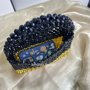 Tendance personnalisée <span class=keywords><strong>noir</strong></span> or mode perlé sacs femmes sac à main Banquet fête sac sacs à main été 2025 <span class=keywords><strong>Tot</strong></span> sacs pour femmes concepteur - Product Image 5