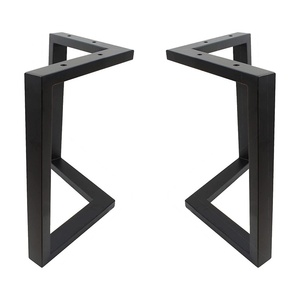 أرجل مكتب مكتب كبيرة فنية من الحديد بسيطة مع لوحة دعم استخدام الأثاث المنزلي - Product Image 1