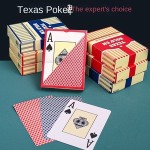 Cartes à jouer du Texas à grands caractères, imperméables et lavables, spéciales pour les salles <span class=keywords><strong>de</strong></span> jeu d'échecs et <span class=keywords><strong>de</strong></span> cartes - Product Image 2