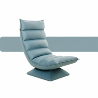 Fauteuil de salon moderne en cuir véritable durable et luxueux