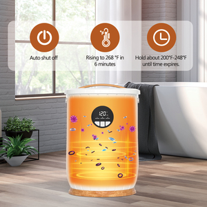 Calentador de <span class=keywords><strong>Toallas</strong></span> con Logotipo Personalizado, Cubeta con Bloqueo de Seguridad, Calentador de <span class=keywords><strong>Toallas</strong></span> con Pantalla LED y Apagado Automático para Baño - Product Image 6