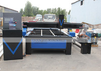 Machine de découpe plasma cnc, tuyaux de haute précision 1530mm avec routeur rotatif pour tubes et feuille métallique