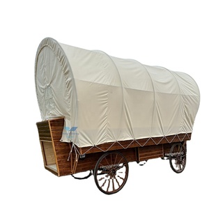 Nueva tienda de campaña móvil de lujo para exteriores, vagón cubierto de madera, vagón glamping, tienda de campaña para hotel de lujo - Product Image 3