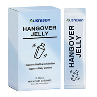 Ausreson Marque Privée : Complément de Soutien Hépatique en Gelée Anti-gueule de bois au Curcuma, Boisson Anti-gueule de bois, Bâtonnet de Gelée Immunitaire Anti-gueule de bois