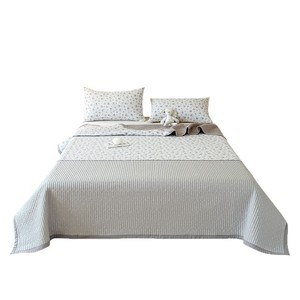 <span class=keywords><strong>Set</strong></span> Moderno di Tre Pezzi con Copriletto Morbido a Doppio Strato in Garza e Lenzuolo Trapuntato Antiscivolo Effetto Bolla per Tutte le Stagioni - Product Image 2