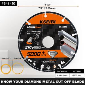 KSEIBI-Lame de coupe diamantée pour métal, disque de meulage <span class=keywords><strong>3X</strong></span> 3/<span class=keywords><strong>8</strong></span> pouces - Product Image 6