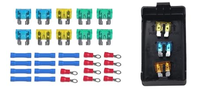 Kit de faisceau de câbles électriques universel professionnel Hooha de haute qualité à 14 circuits pour automobile, gaine en PVC, plaqué étain