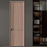 Portes intérieures de luxe en PVC et MDF, insonorisation, sur mesure, accessoires complets, solutions d'entrée pour chambre, garantie 1 an