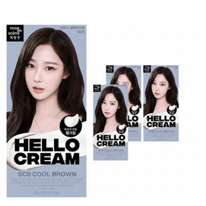 Mise-en-scene Nuovo Set Tinta per Capelli Hello Cream 4 Pezzi - Marrone Freddo con Sconto - Product Image 1