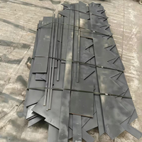 Pièces découpées en acier au carbone, fabrication sur mesure de plaques d'acier, découpe pour composants de support de base d'équipements mécaniques