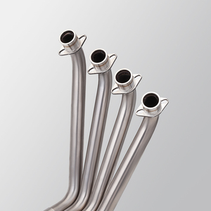Tuyau de liaison avant du système d'échappement de moto avec deux capteurs d'oxygène pour CBR650 <span class=keywords><strong>CBR650R</strong></span> <span class=keywords><strong>CBR650F</strong></span> CBR650 CB650F 2014-2025 - Product Image 4