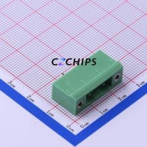 KF2EDGVM-7.62-2P Plug-in Terminal Block Through hole,P=7.62mm Connector Board-to-Board / <b>Socket</b> Closed <b>Screw</b> Fixing 1x2P 7.62mm - Product Image 1