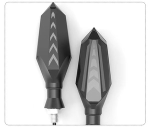 ไฟเลี้ยว LED 12V สำหรับรถจักรยานยนต์, ใช้ได้ทั่วไประบบไฟกลางวันสองด้านหลอดไฟเลี้ยวสำหรับรถจักรยานยนต์ดัดแปลง - Product Image 4