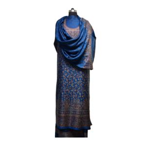 ชุดสلوار คามีซ ผ้าไหมอินเดียคุณภาพสูง พร้อมผ้าคลุมไหล่ ชุดสตรีแบบยังไม่ได้ตัดเย็บ พร้อมผ้าคลุมไหล่เข้าชุด ชุดสตรีผ้าขนสัตว์ - Product Image 2