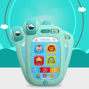 Mini teléfono celular lindo para niños, juguetes educativos, niños, calmante llanto, parada de música, juguete para teléfono móvil - Product Image 3