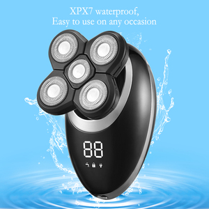 <span class=keywords><strong>Rasoir</strong></span> électrique étanche <span class=keywords><strong>rasoir</strong></span> pour hommes tondeuse à barbe Rechargeable <span class=keywords><strong>tête</strong></span> <span class=keywords><strong>chauve</strong></span> rasage Machine LCD affichage Kit de toilettage - Product Image 3