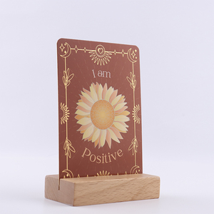 Carta di affermazione giornaliera per il Set con espositore e scatola decorativa fatta di carta Premium piena di <span class=keywords><strong>messaggi</strong></span> positivi - Product Image 1