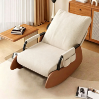 Fauteuil inclinable à bascule moderne pour chambre et salon - Chaise de sieste réglable pour une personne