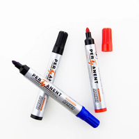Haute qualité pointe fine pointe de balle marqueur effaçable à sec 4 recharges d'encre de couleur marqueur de tableau blanc stylo marqueur de peinture