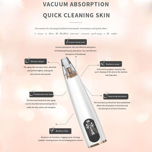 Aspirador <span class=keywords><strong>facial</strong></span> eléctrico portátil, aparato de belleza <span class=keywords><strong>para</strong></span> el hogar <span class=keywords><strong>para</strong></span> el cuerpo, espinillas faciales y removedor de poros, cuidado del acné - Product Image 2