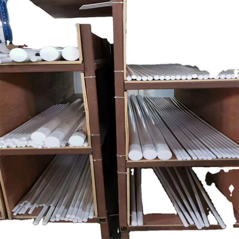 2022 Новый стержень из чистого ПТФЭ, круглый стержень, 100% чистые белые экструдированные стержни из ПТФЭ