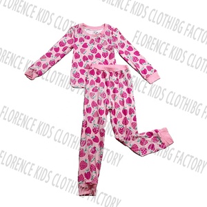 Dinghao DH OEM Set di <span class=keywords><strong>Abbigliamento</strong></span> Personalizzabile per <span class=keywords><strong>Bambina</strong></span>, Casual con Stampa a Quadri in Stile Occidentale, in Spandex/Poliestere Lavorato a Maglia, Lavabile, Taglie Personalizzabili - Product Image 2