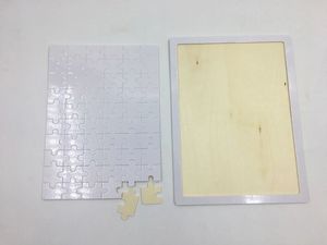ZL23 Nuovo Puzzle <span class=keywords><strong>in</strong></span> <span class=keywords><strong>Legno</strong></span> Personalizzabile Fai-da-Te A4/A5 con Stampa <span class=keywords><strong>in</strong></span> Sublimazione, Cornice Fotografica Vuota - Product Image 3