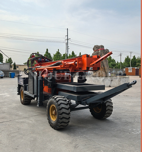 Nouvelle plate-forme de forage de puits d'eau sur chenilles à moteur Diesel Max 400m de profondeur 380V/220V 1 an de garantie - Product Image 2