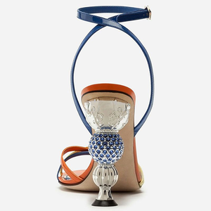 Sandali da Donna Personalizzati 2024 con Tacco Alto e Punta Aperta, Scarpe alla Moda con Tacco a Spillo Sexy - Product Image 3