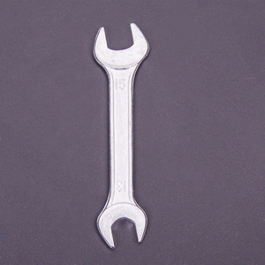 Llave de boca doble Hundred Saints, métrica, hexagonal, con mandíbula lisa, grado industrial, chapada en zinc, material de varilla corrugada - Product Image 3