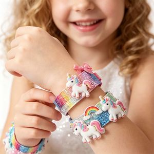 Make Your Own Hair Kit Kids Fashion <b>Headbands</b> Clips Stars Hearts Gems Stickers Creative Craft Gift Box Supplier - Product Image 2