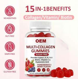 Gummies de Collagène Multifonctionnelles pour Adultes, Éclaircissant Cutané, Biotine, Vitamine C, Produit de Beauté Antioxydant – Meilleures Ventes - Product Image 3