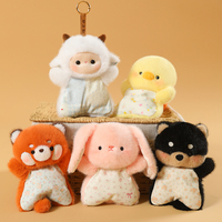 Peluche lestée personnalisée, douce et apaisante, jouet en forme de renard ou de cochon pour soulager l'anxiété, vente en gros