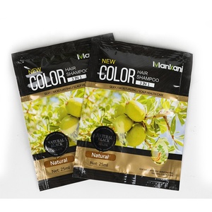 OEM Factory Outlet Black Hair Shampoo tinge per capelli cover Shampoo colore grigio - Product Image 1