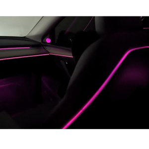 Iluminación Ambiental LED de Precisión para Automóviles, Tira de Fibra Óptica Acrílica Symphony para Tesla Model 3 2021-2022, Mejora del Interior - Product Image 4