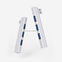 Mini concentrateur USB3.0 4 ports Station d'accueil en aluminium à grande vitesse Plug and Play USBC HUB Type-C pour accessoires informatiques
